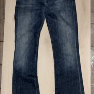 7 For All Mankind Blue Bootcut Jeans